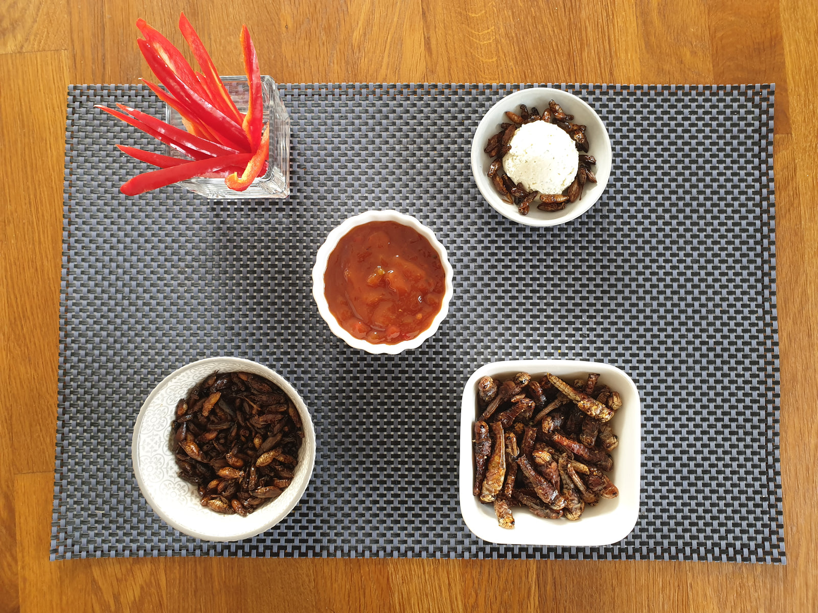 Essbare Insekten als Snack