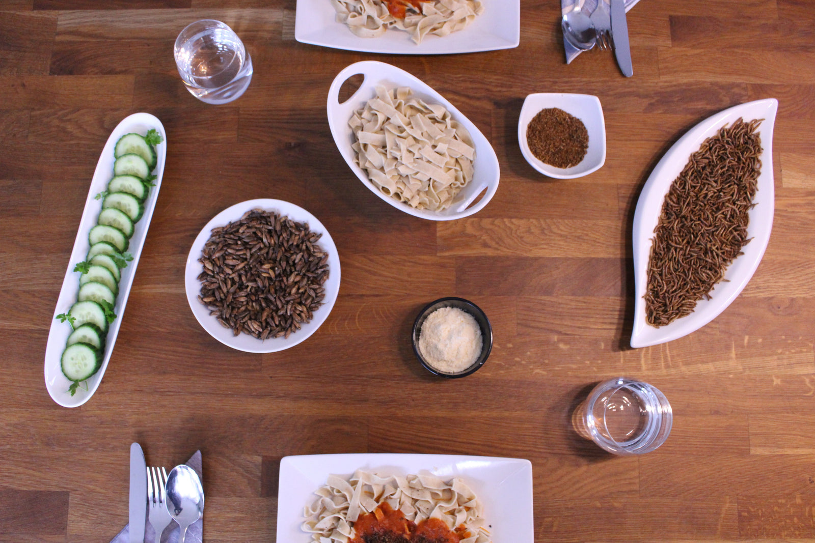 Zubereitung von Speiseinsekten