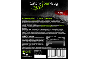 Insektenchips Chili, 70 g