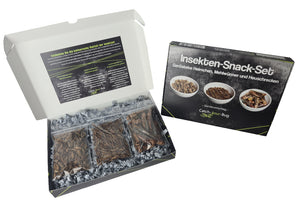 Geschenkset mit essbaren Insekten, 3 x 10 g