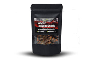 Gesunder Heuschrecken Snack mit Chili Gewürz