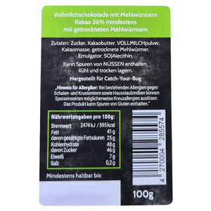 Insektenschokolade von Catch-Your-Bug