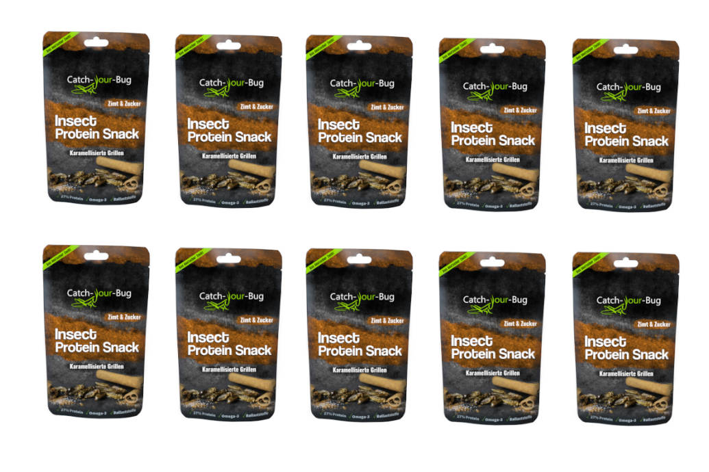 essbarer Insektensnack von Catch-Your-Bug