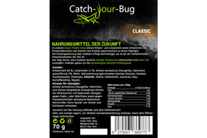 4er-Pack essbare Insektenchips, je 70 g