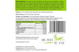 Nährwerte von essbaren Grillen