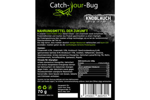 Insektenchips Knoblauch, 70 g