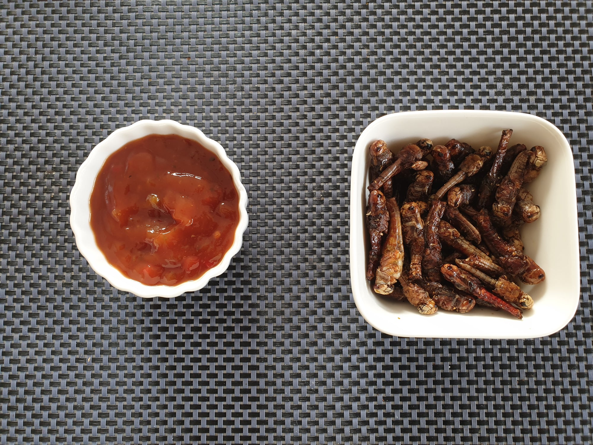 essbarer Insektensnack