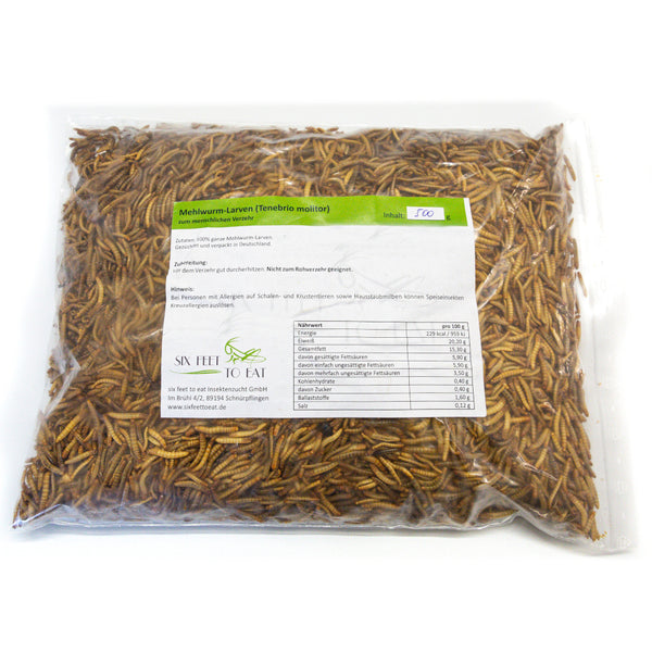 Mehlwürmer (geröstet), 500 g