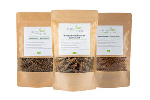 3er-Pack essbare Insekten, je 30 g